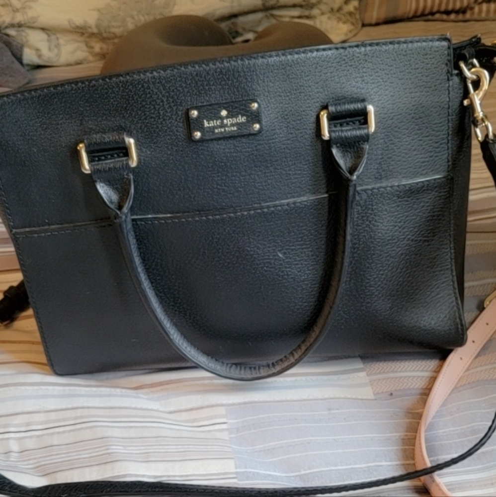 Black kate spade purse